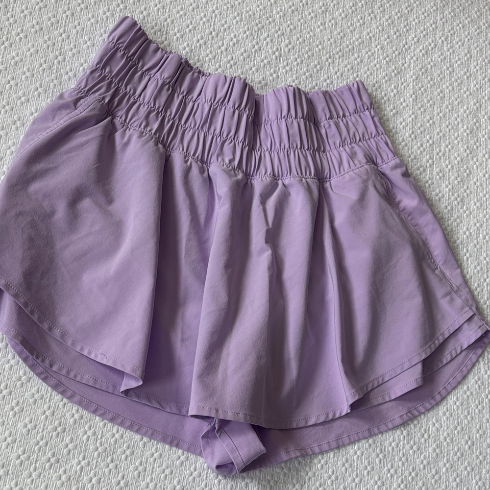 CRZ YOGA Lilac Elastic-Waist Athletic Skort. - Picture 10 of 11